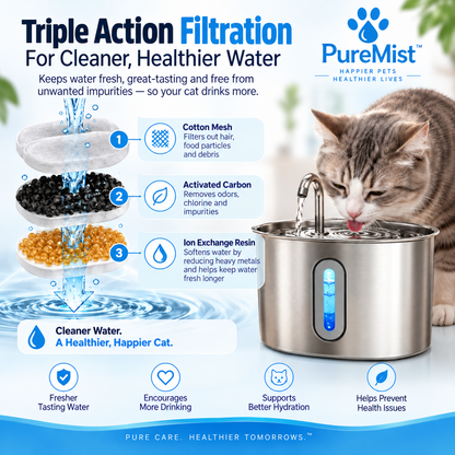 PureMist™ FreshFlow Cat Fountain