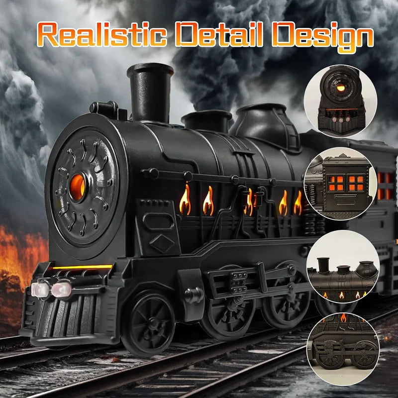 Essential Oil Diffuser 300ml Train Diffuser with Remote Control 2 Lighting & 2 Mist Modes Aromatherapy Diffuser Air Humidier