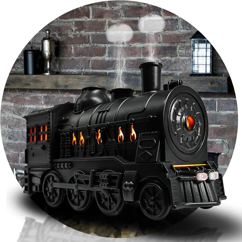 Essential Oil Diffuser 300ml Train Diffuser with Remote Control 2 Lighting & 2 Mist Modes Aromatherapy Diffuser Air Humidier